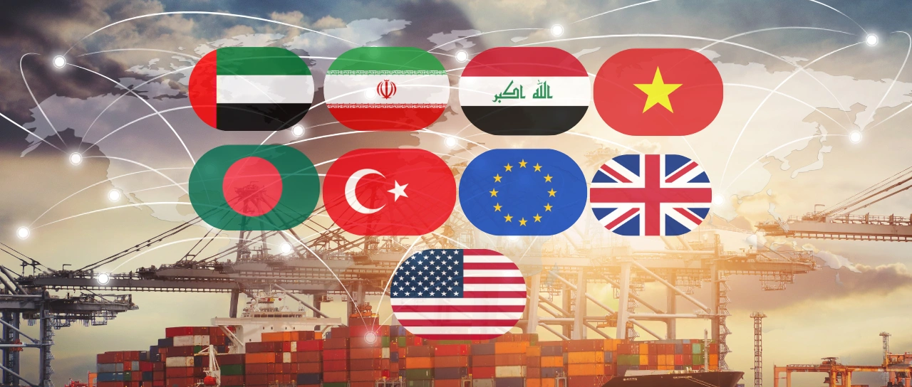 Target Countries
 RVM Global Exports